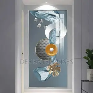 Crystal Porcelain Decorative Painting 
 Size 40x80cm