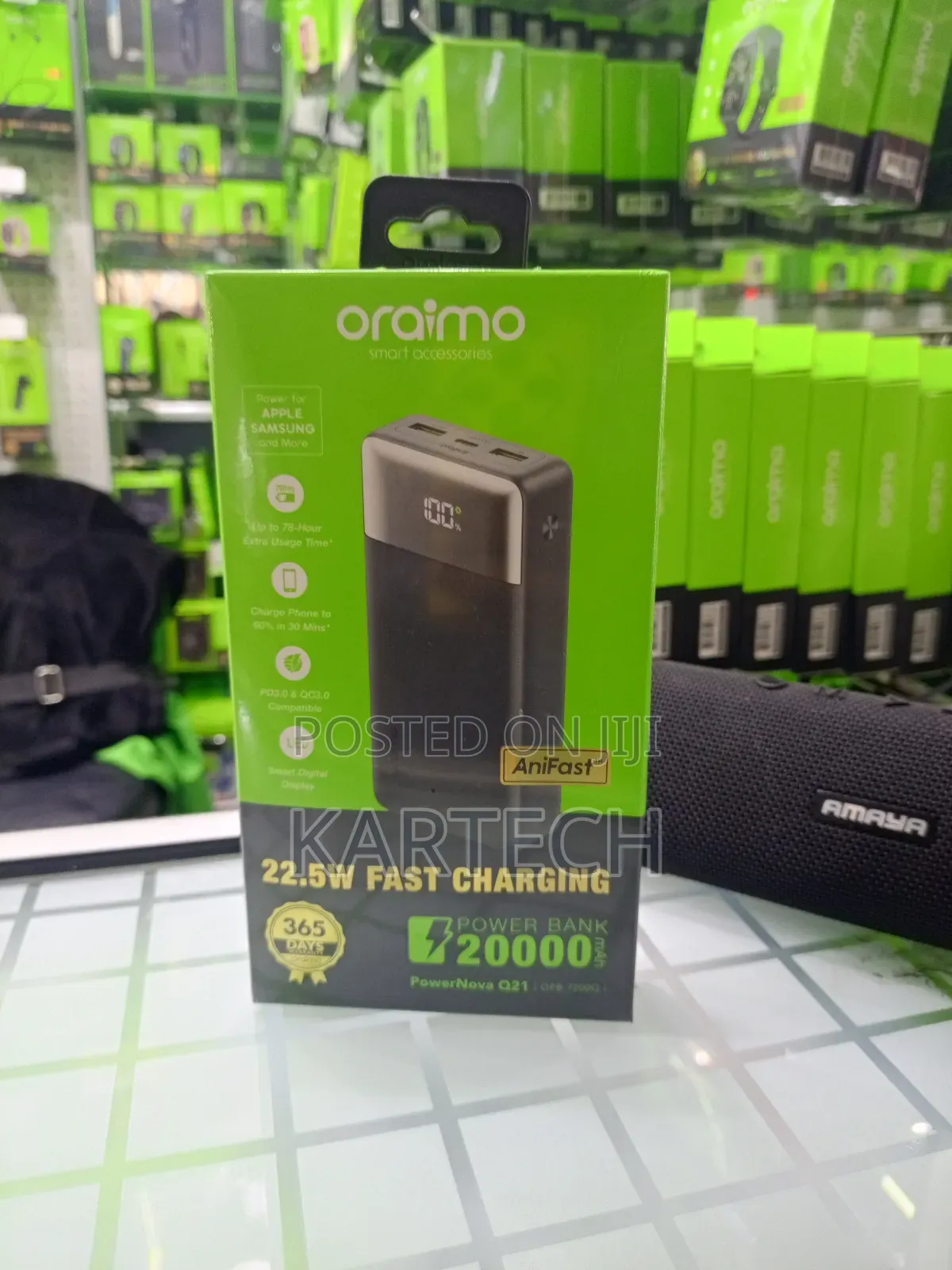 Oraimo Powernova Q21 Opb-7200q 22.5w 20,000mah Power Bank