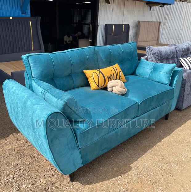 A Velvet Sofa That Offers Comfort and Balance