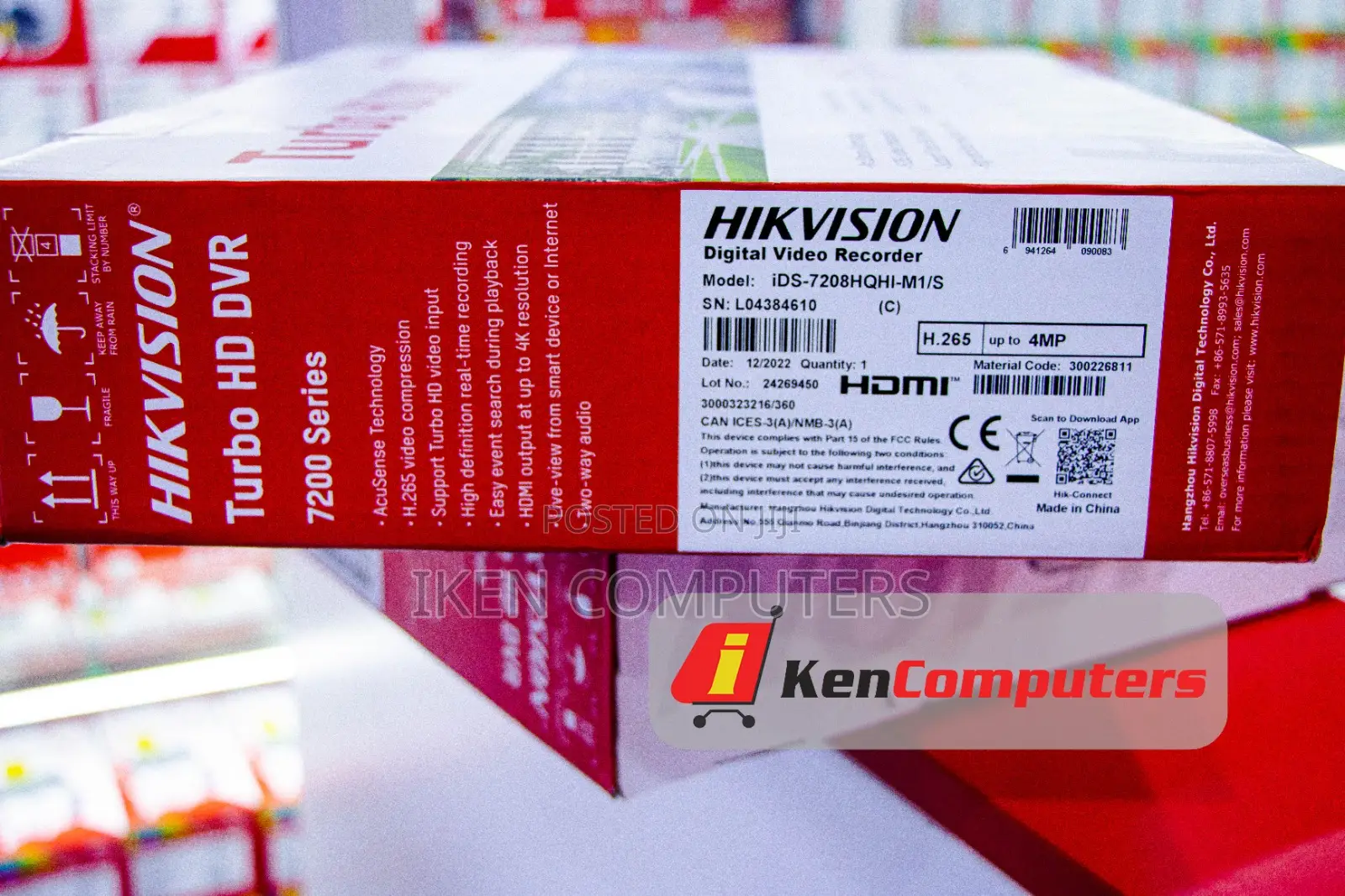 Hikvision Pure 1080p 8channel Metallic Dvr(Ids-7208hqhi-M1)