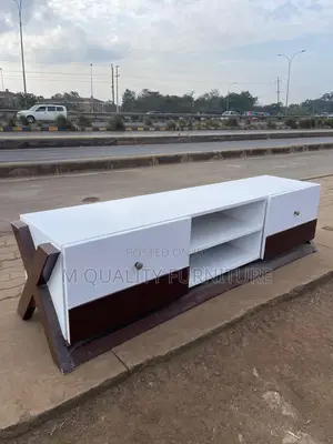 A Tv Stand Containing Functional Storage