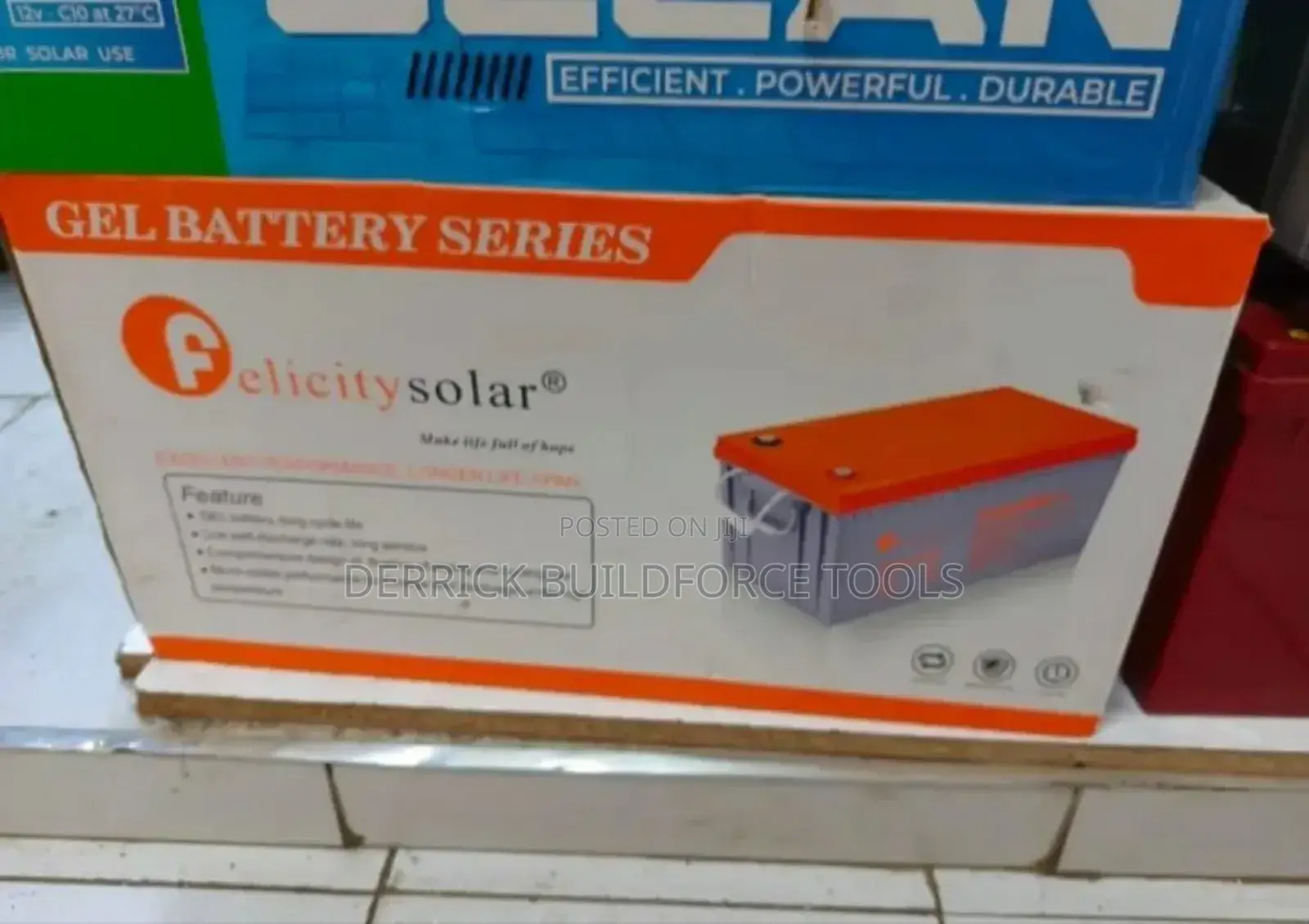 Felicity 12v 200ah Solar Gel Battery