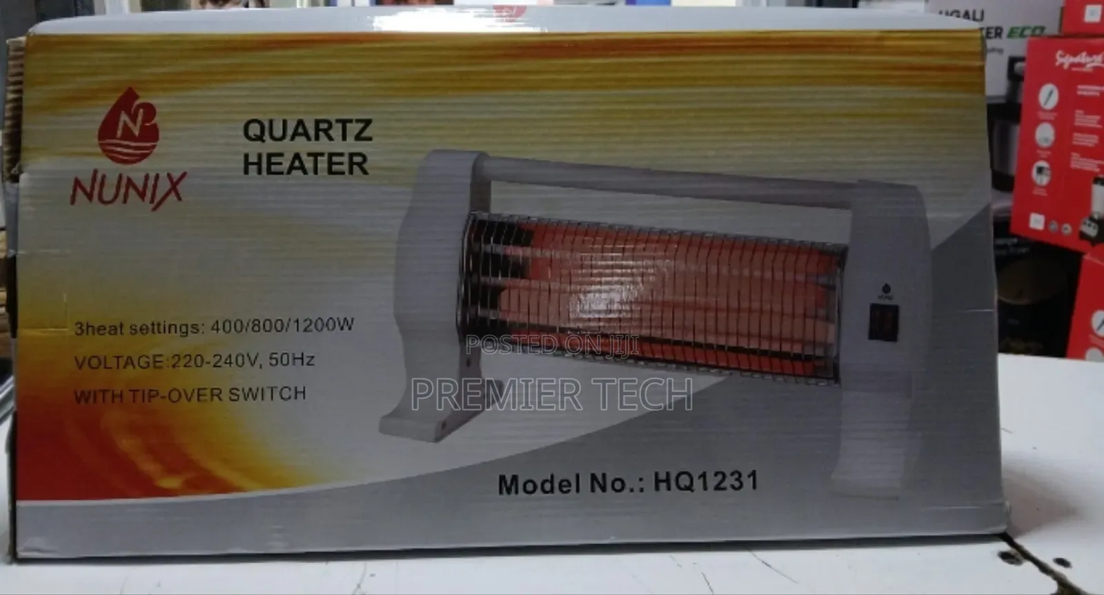 Nunixnunix Quartz Heater