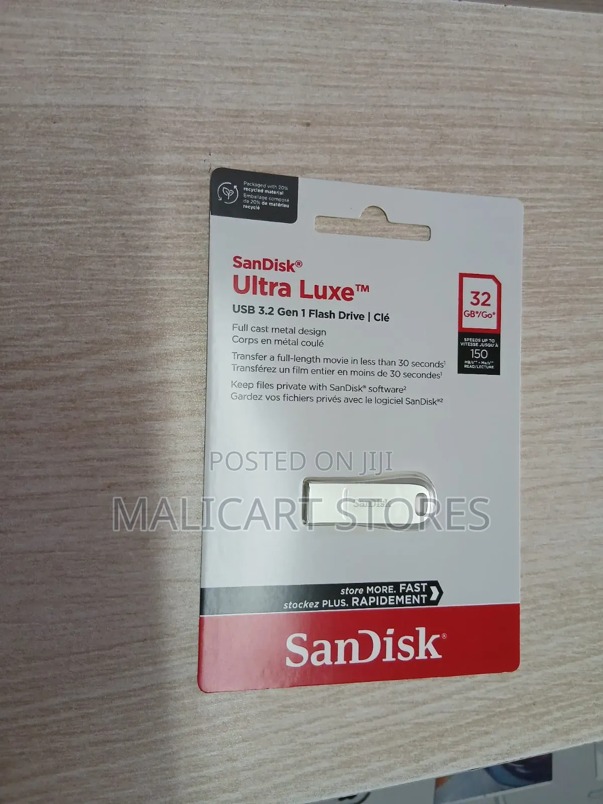Sandisk Ultra Luxe Usb 3.2 Gen 1 Flash Drive 32gb