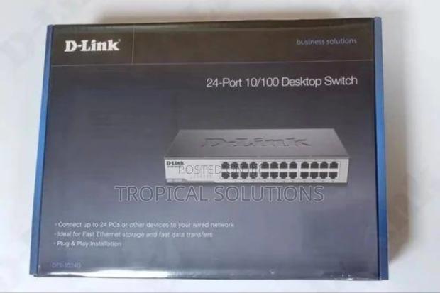 D-Link 24port Des-1024d Unmanaged Switch - main view