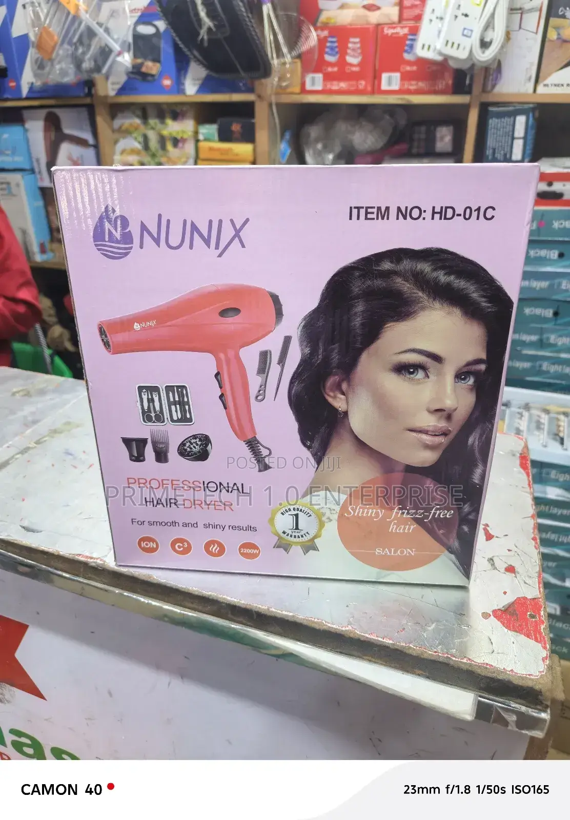 Nunix Blow Dryer With Accessories