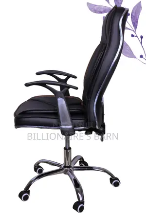Office Chair; Swivel Leather Executive Head Staff Chair