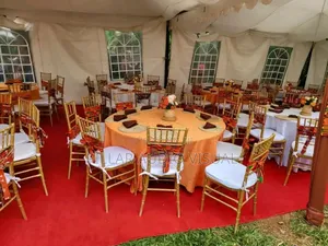 Chiavari Brown White Seats/Chairs for Hire, Tents Hire