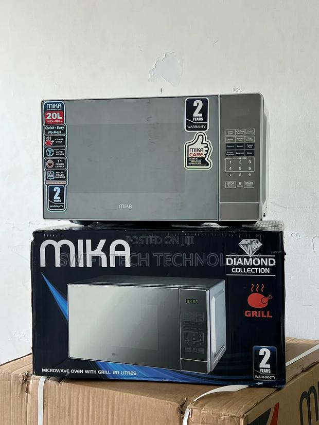 *Mika 20l Digital Microwave With Grill/ Touch Screen