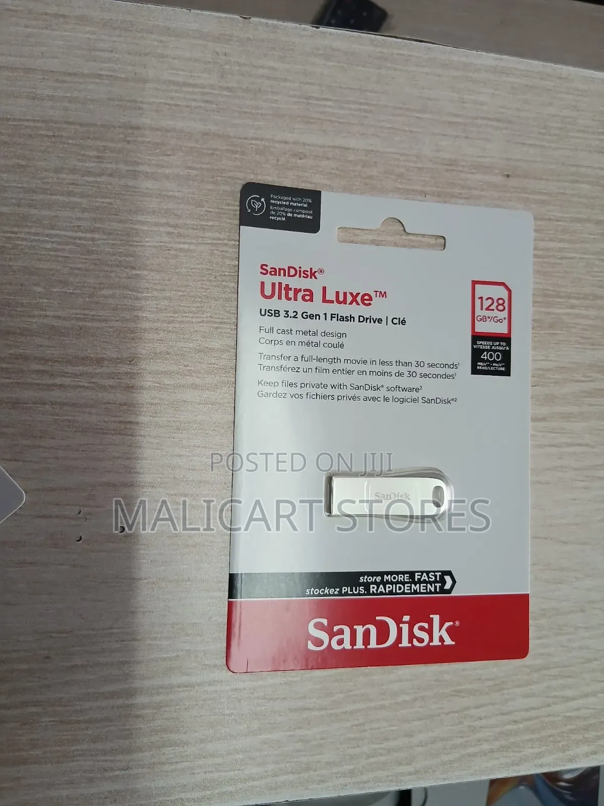 Sandisk Ultra Luxe Usb 3.2 Gen 1 Flash Drive 128gb