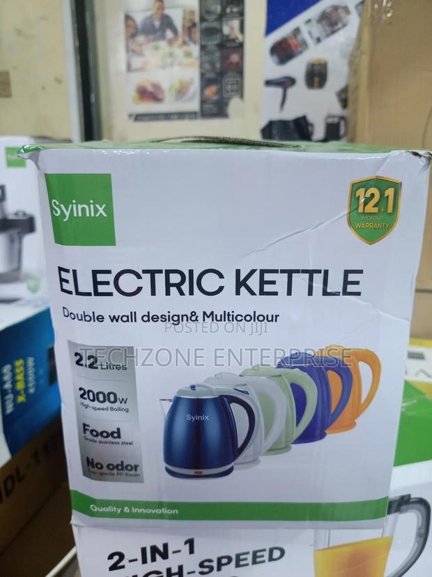 Synix Electric Kettle 2.2l With Seamless Welding