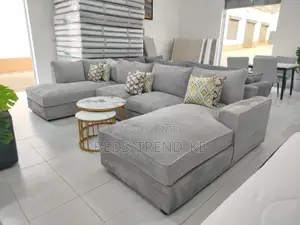 Sophisticated 9 Seater U Shaped Sofa Set