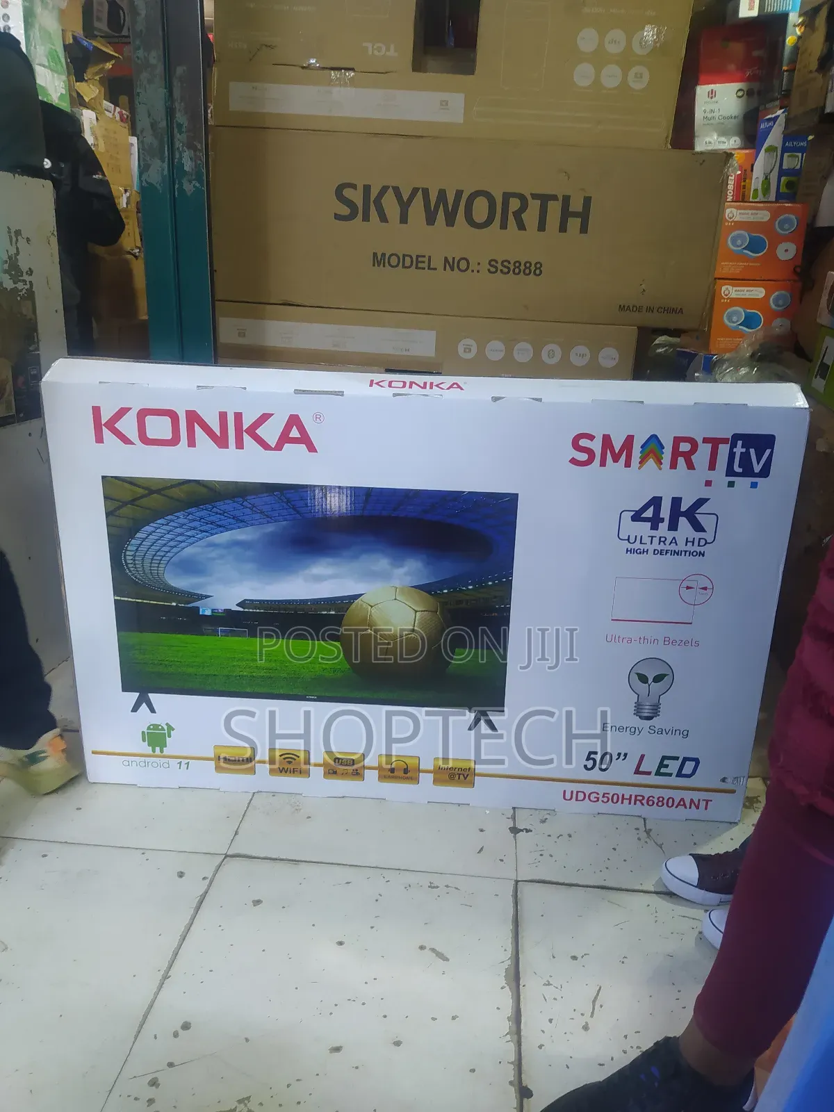 50 Inches Konka Smart Android 4 K Frameless Tv