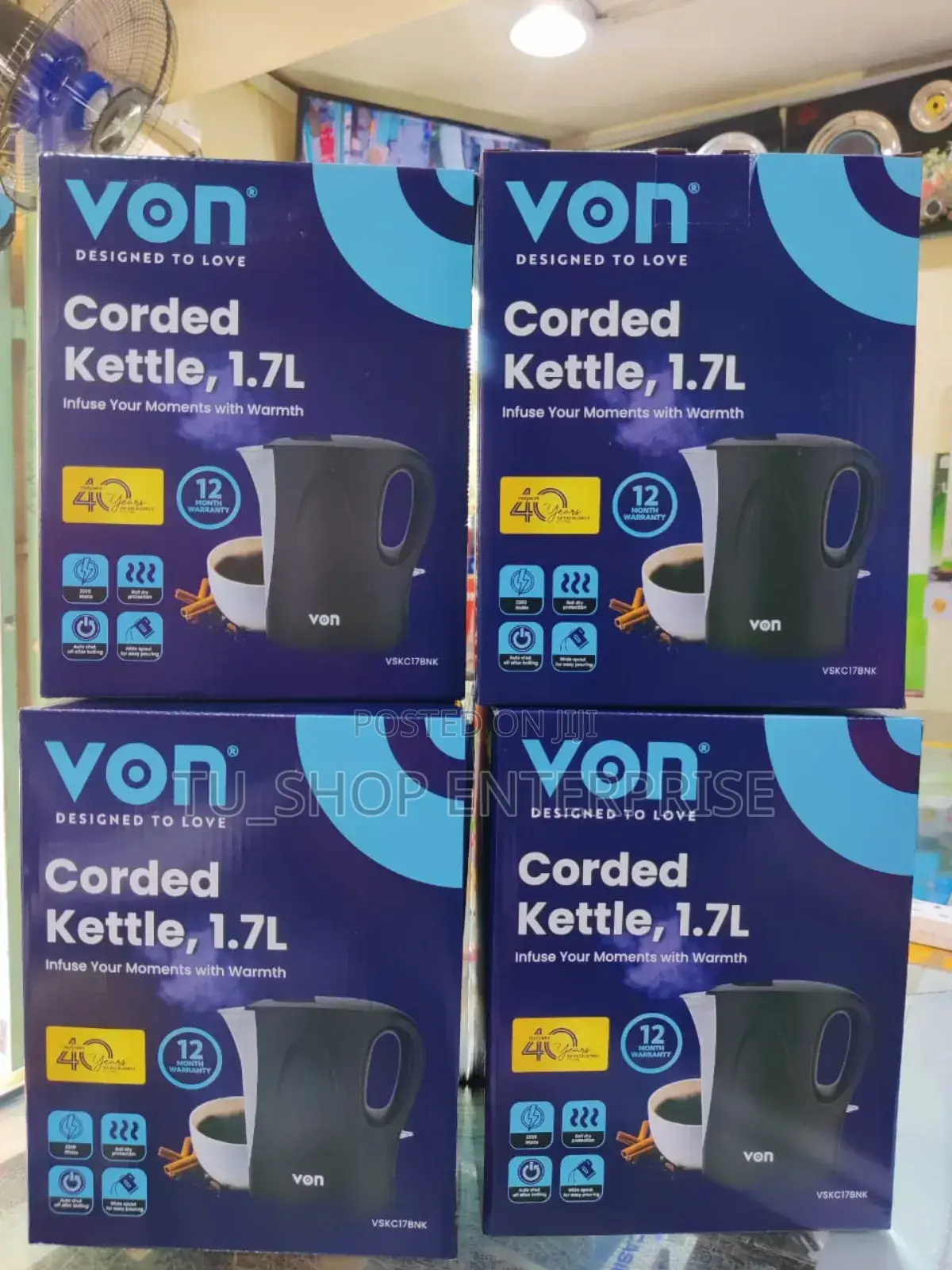 *Von Corded Kettle
