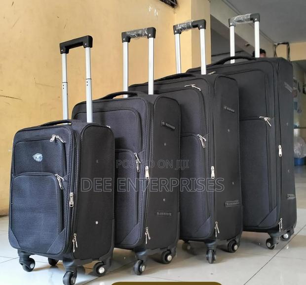 4 in 1 Fabric Laxurious Suitcase Briefcase Travel Bag