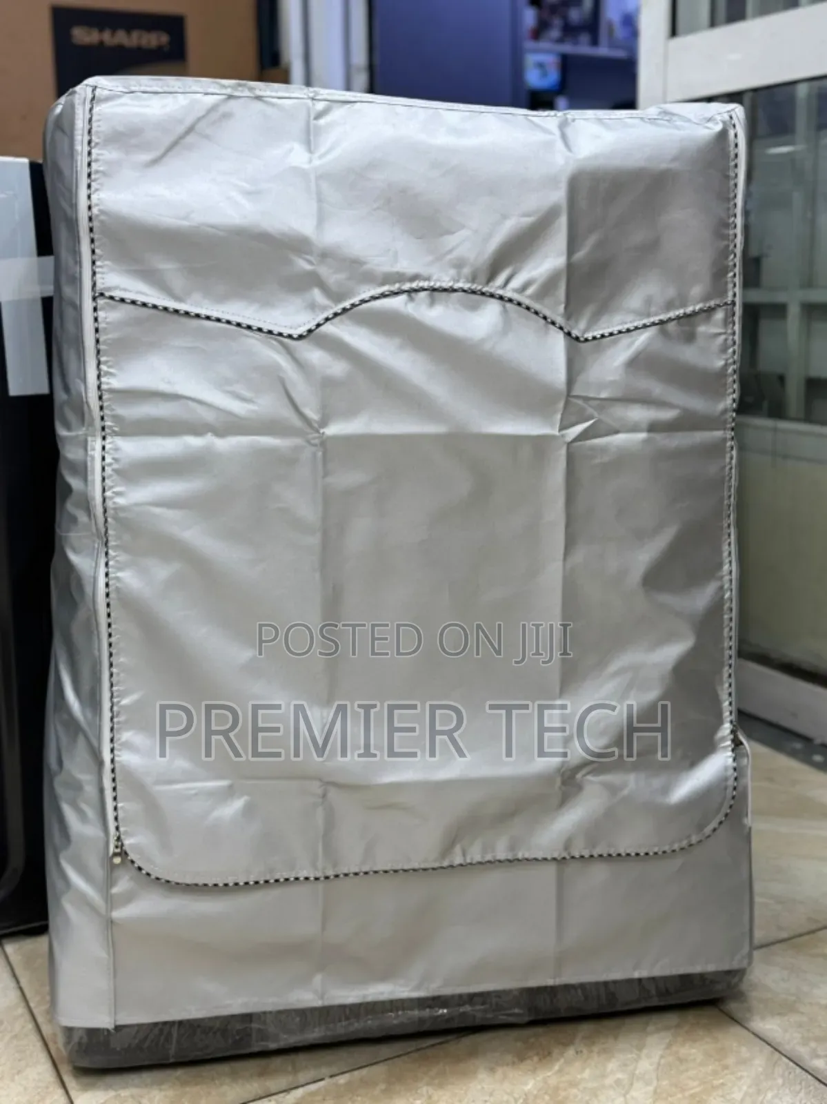 *Heavy Grey Washing Machine Cover