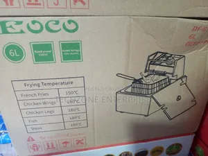 6 Litres Ecco Single Stainless Steel Deep Fryer 