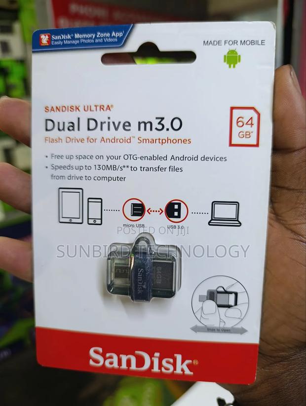 Sandisk Otg Ultra 3.0 64gb Flashdisk. - thumbnail 2