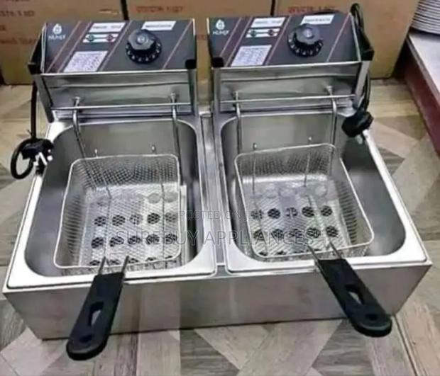 Nunix Commercial 6l+6l Large Double Deep Fryer
