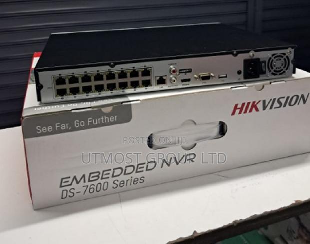 Hikvision Ds-7616ni-Q2/16p 16 Channel NVR Full Poe16 Cameras