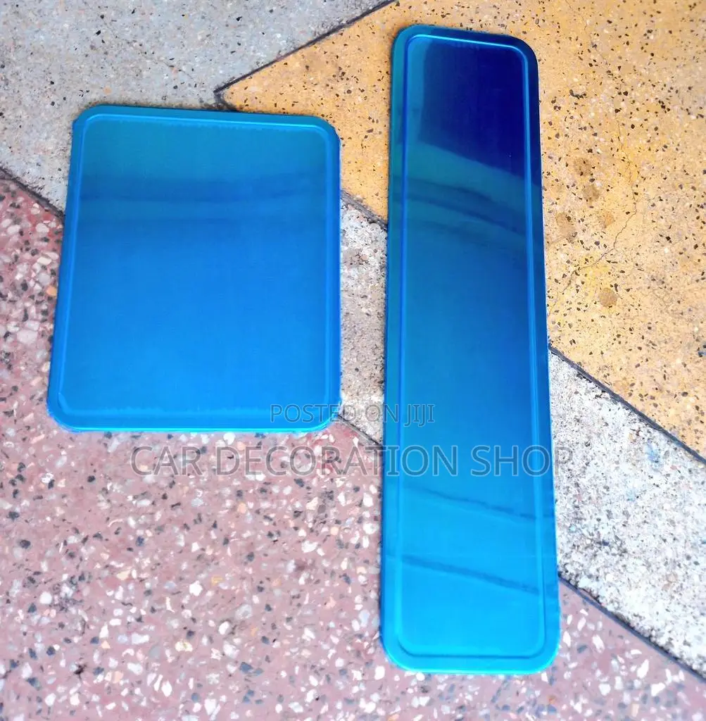 Chrome Silver Durable Metallic Plates Holder for New Number