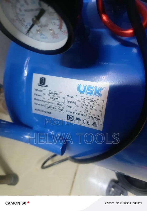 Air Compressor, 50litres, 1500 Watts - thumbnail 2