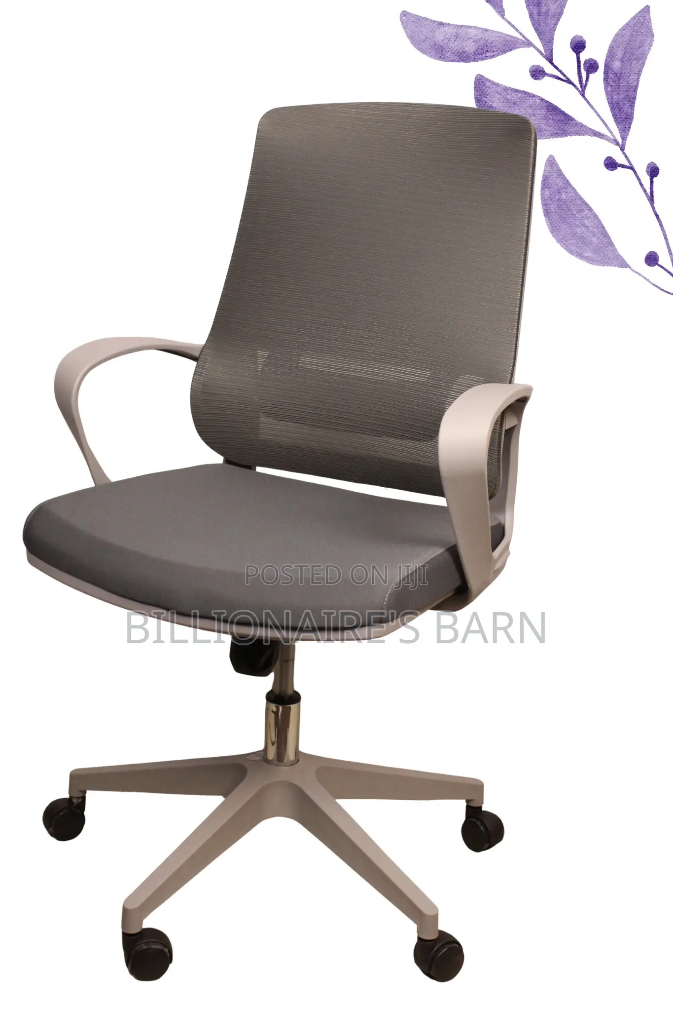 Chairs; Mesh Adjustable Office Chair and Lumbar Support