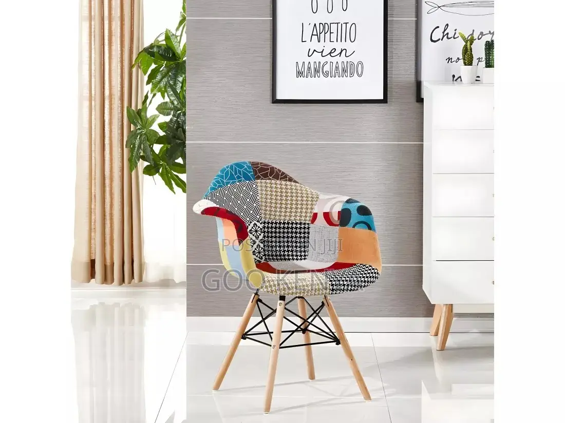 Office Chair ; Moda Patchwork Tub Eames Armchair