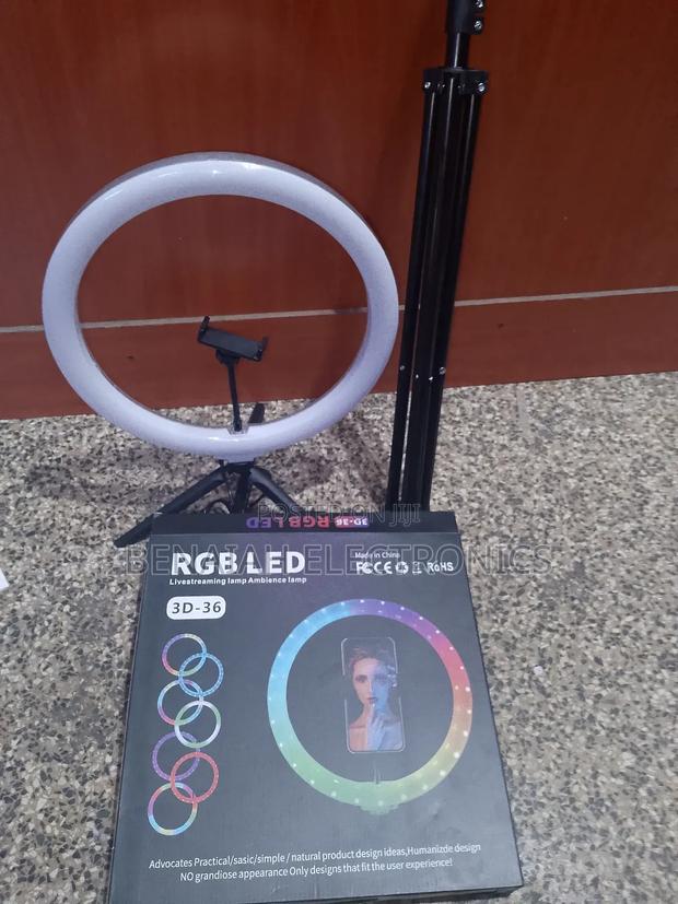 14" Ringlight RGB Complete With Stand for Zoom Meetings - thumbnail 2