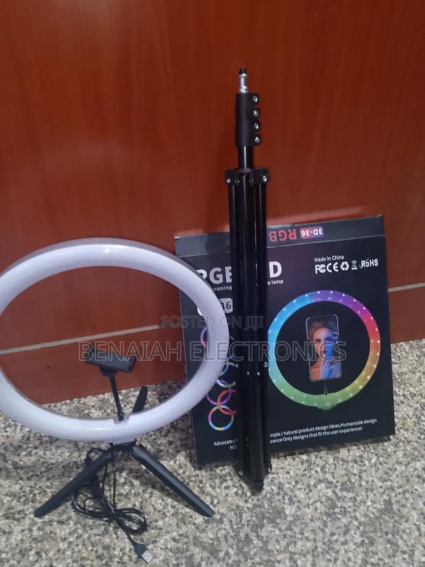 14" Ringlight RGB Complete With Stand for Zoom Meetings