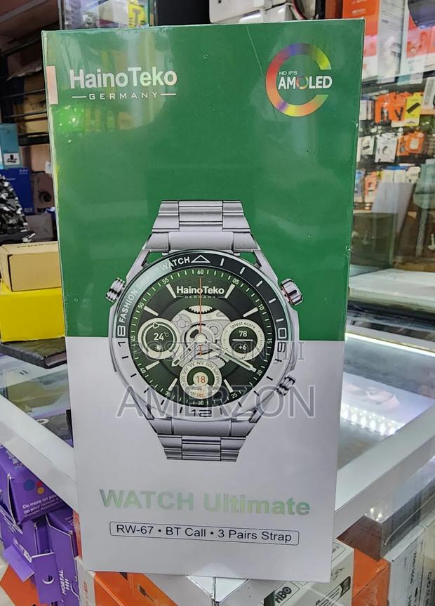 Haino Teko Germany Smart Watch Android and Ios, Silver, Rw67 - thumbnail 3