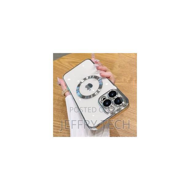 Outervan Luxury Clear Plated Case for iPhone 14 Pro Magsafe - main view