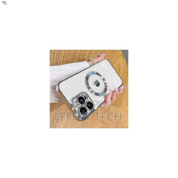 Outervan Luxury Clear Plated Case for iPhone 14 Pro Magsafe - thumbnail 2