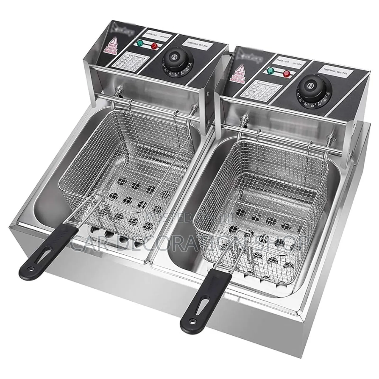 12ltrs Double Commercial Deep Fryer