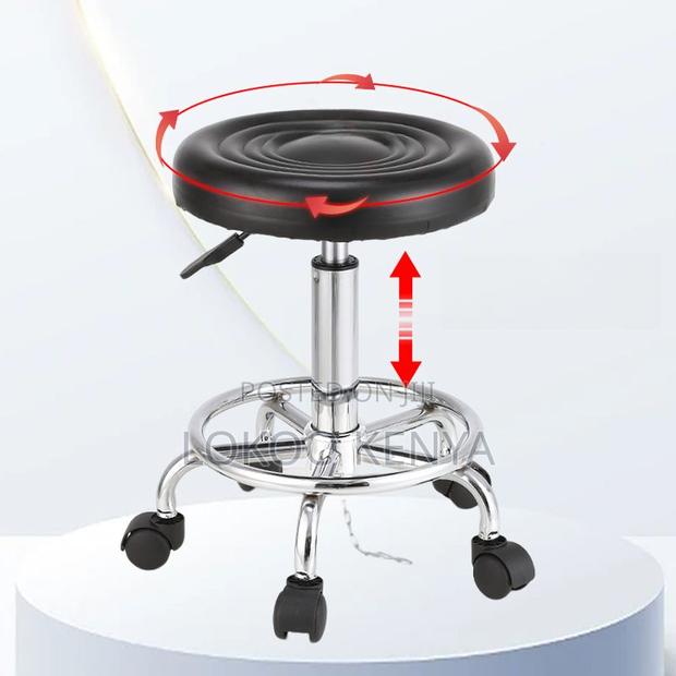 Office Stool : Height Control Black Stool - thumbnail 5