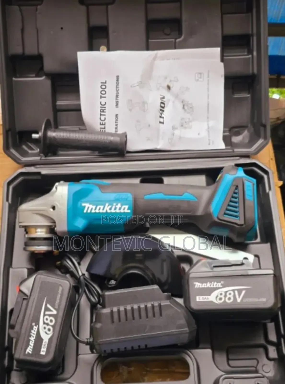88v Lithium Iron Cordless Angle Grinder