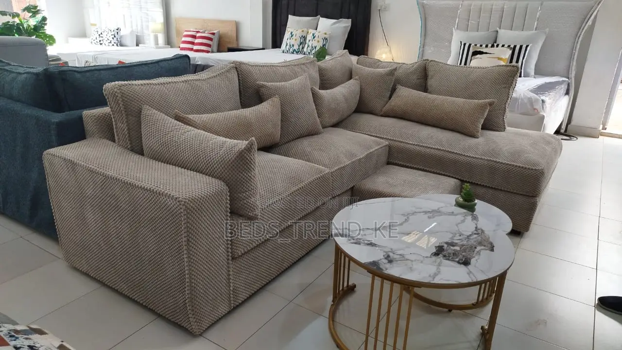 Comfy 6 Seater L Seat Sofa Set
