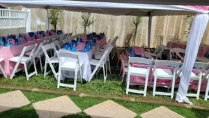 Birthday   Good Tent, Foldable Seats Dressed Tables