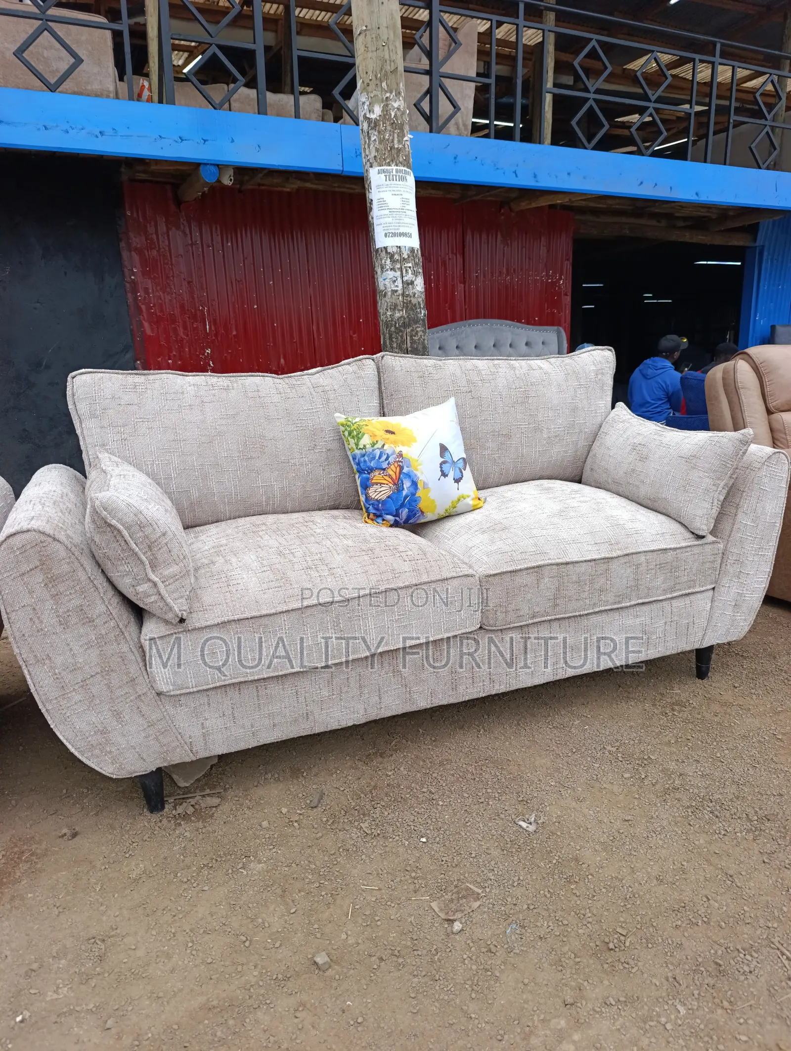 Stylish Butterfly Inspired Silhouette Sofa