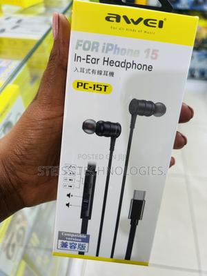 Awei iPhone 15 Type C Earphones. - thumbnail 2