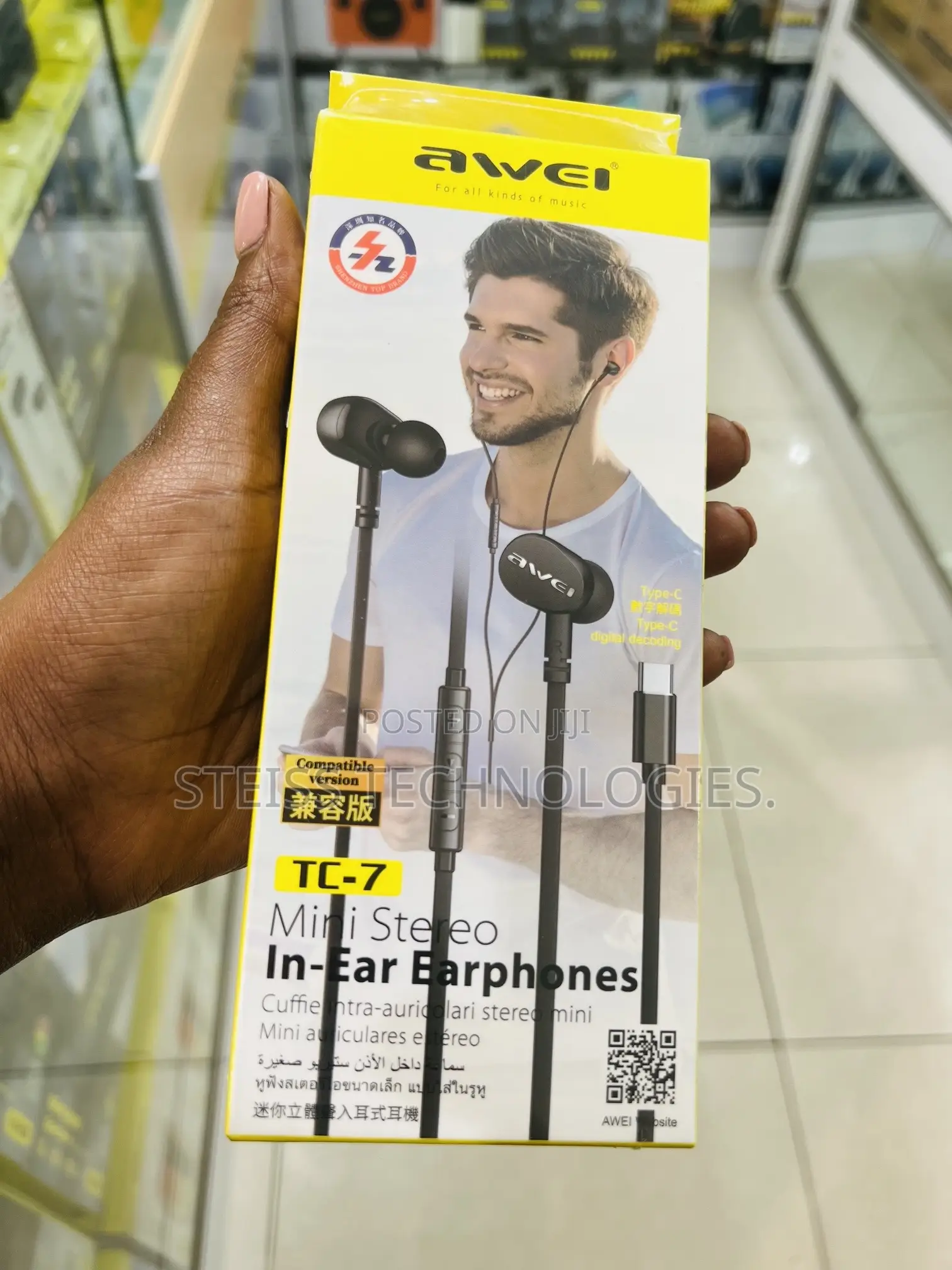 Awei Tc7 Type C Earphones