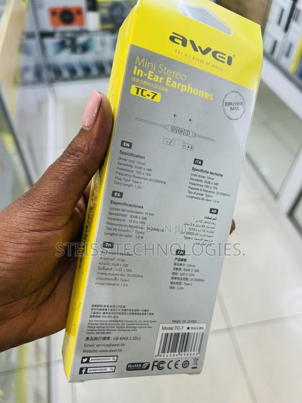 Awei Tc7 Type C Earphones - thumbnail 4