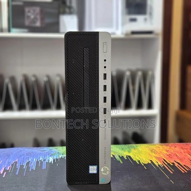 Desktop Computer HP EliteDesk 800 G4 8GB Intel Core I7 SSD 256GB - main view