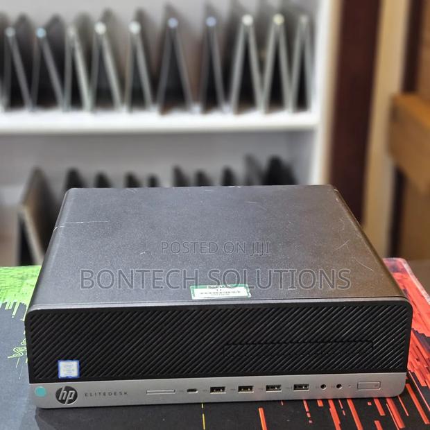 Desktop Computer HP EliteDesk 800 G4 8GB Intel Core I7 SSD 256GB - thumbnail 4