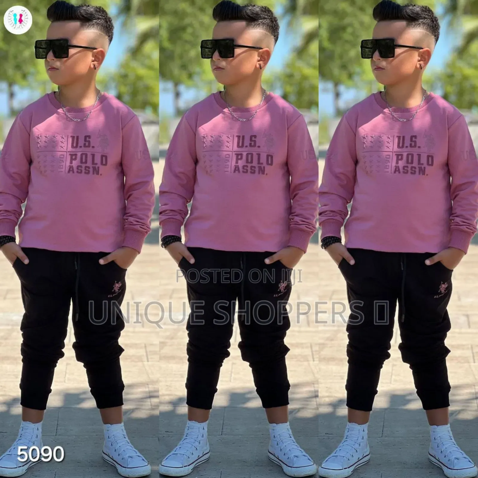 2pc Us Polo Pants Set