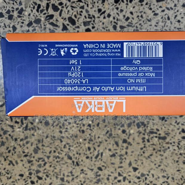 21v Cordless Auto Air Compressor Portable Tire Inflator - thumbnail 5