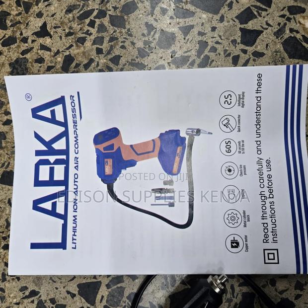 21v Cordless Auto Air Compressor Portable Tire Inflator - thumbnail 6