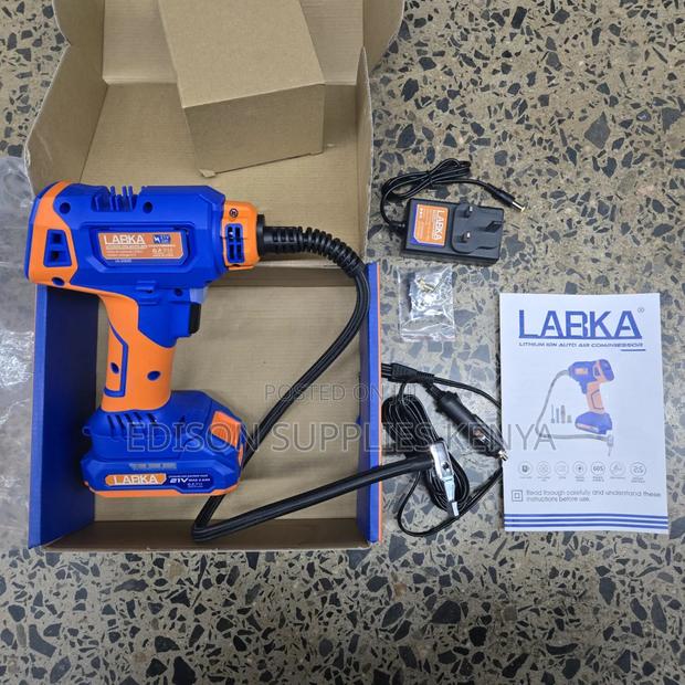 21v Cordless Auto Air Compressor Portable Tire Inflator - main view