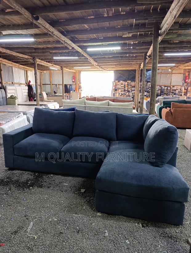 L Shaped Sofa With Plush Comfort - main view