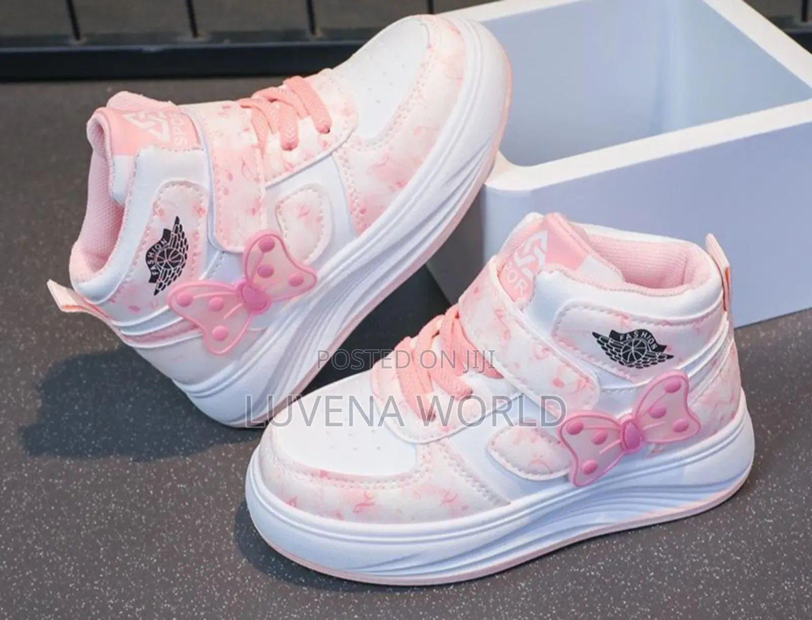 Girls High Cut Sneakers
